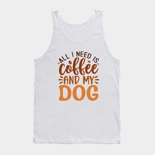 Coffee and Dog Tank Top